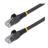 CABLE DE RED ETHERNET SNAGLESS SIN ENGANCHES CAT 6 CAT6 GIGABIT 0.5M - NEGRO STA