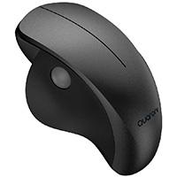 MOUSE INALAMBRICO ERGONMICO SCROLL LATERAL QUARONI 3 SCROLL/RECEPTOR 2.4 GHZ/120