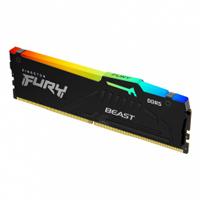 MEMORIA RAM KINGSTON DIMM DDR5 16GB 5200MT/S FURY BEAST BLACK XMP RGB CL40 288PI