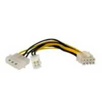 CABLE ADAPTADOR DE 15CM PARA FUENTE DE PODER - ALIMENTACIN CPU INTERNO 4 PINES A
