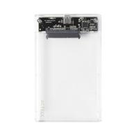 CARCASA CASE ENCLOSURE PARA DISCO DURO ACTECK ARMOR CLEAR HC440 / SSD 2.5 / CONE