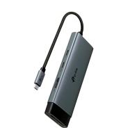 ADAPTADOR HUB | TP LINK | UH7020C | USB-C 7 EN 1 CON PUERTO HDMI 4K@60HZ, RANURA