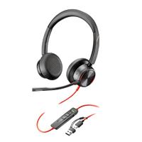 DIADEMA HP POLY 8X223AA BW 8225/ ALAMBRICA BINAURAL CONEXION USB-C USB-A CANCELA