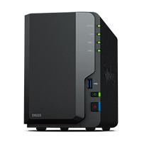 NAS SYNOLOGY DS223 /2 BAHIAS NUCLEO CUDRUPLE 1.7 GHZ /2GB DDR4/ LAN GIGABIT X1/U