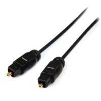 CABLE 4.5M TOSLINK DE AUDIO DIGITAL OPTICO SPDIF DELGADO - NEGRO - STARTECH.COM