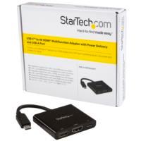ADAPTADOR MULTIFUNCION USB-C A 4K CON ENTREGA DE POTENCIA Y PUERTO USB-A - REPLI