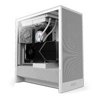 GABINETE NZXT H5 FLOW /BLANCO /VIDRIO TEMPLADO/2 VENTILADORES/F120Q /MID TOWER /