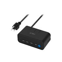 CARGADOR ACTECK ENERGON MATE CE676 / EXTENSIN DE ESCRITORIO / 2 X USB / 2 X TIPO