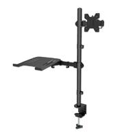 SOPORTE COMBINADO,MANHATTAN,462136, DE ESCRITORIO PARA LAPTOP Y MONITOR DE 13 A
