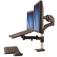 SOPORTE PARA UN MONITOR - BRAZO PARA MONITOR Y BASE PARA LAPTOP CON AJUSTE DE AL
