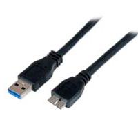 CABLE CERTIFICADO 1M USB 3.0 SUPER SPEED SS MICRO USB B MACHO A USB A MACHO ADAP