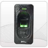 LECTOR ESCLAVO ZKTECO FR1200 DE HUELLA Y TARJETAS ID 125 KHZ, INTERIOR, EXTERIOR