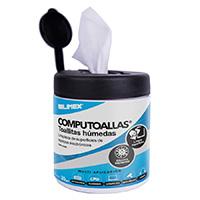 TOALLAS HUMEDAS SILIMEX COMPUTOALLAS 30 PZ ANTIBACTERIALES ANTIESTATICAS PARA US