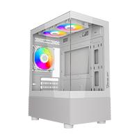 GABINETE OCELOT GAMING GLASS EW7 / MINI TOWER / M-ATX, ITX / PANEL LATERAL Y FRO