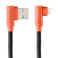 CABLE LIGHTNING HUNE HIEDRA SUSTENTABLE TRENZADO 90ª 1.2M COMPATIBLE CON IPHONE