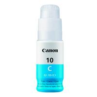 BOTELLA DE TINTA CANON GI-10C CYAN,TINTA CONTINUA, RENDIMIENTO 7700 PAGINAS