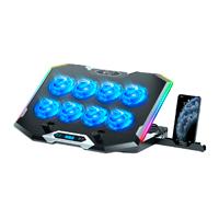 BASE ENFRIADORA GAMER BALAM RUSH EOLOX FROST PRO EF760 / LAPTOP 17 PULG / 8 VENT