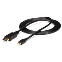 CABLE ADAPTADOR DE 1.8M DE MINI DISPLAYPORT 1.2 MACHO A DP MACHO - 4K - STARTECH