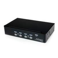 SWITCH CONMUTADOR KVM DE 4 PUERTOS CON USB - 1 USUARIO LOCAL - 1U - STARTECH.COM