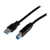 CABLE CERTIFICADO 1M USB 3.0 SUPER SPEED SS USB B MACHO A USB A MACHO ADAPTADOR