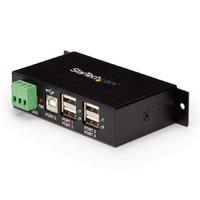 ADAPTADOR CONCENTRADOR HUB USB 2.0 DE 4 PUERTOS REFORZADO INDUSTRIAL CON ALIMENT