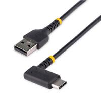 CABLE 1M USB A A USB C ACODADO EN NGULO RECTO - CABLE USB-C DE CARGA RAPIDA DE A