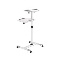 SOPORTE PROYECTOR,MANHATTAN,461726, TIPO CARRO 10KG, DOS BANDEJAS PARA 10KG C/UN