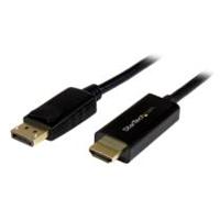 CABLE ADAPTADOR DE 1M DISPLAYPORT A HDMI - COLOR NEGRO - ULTRA HD 4K - STARTECH.